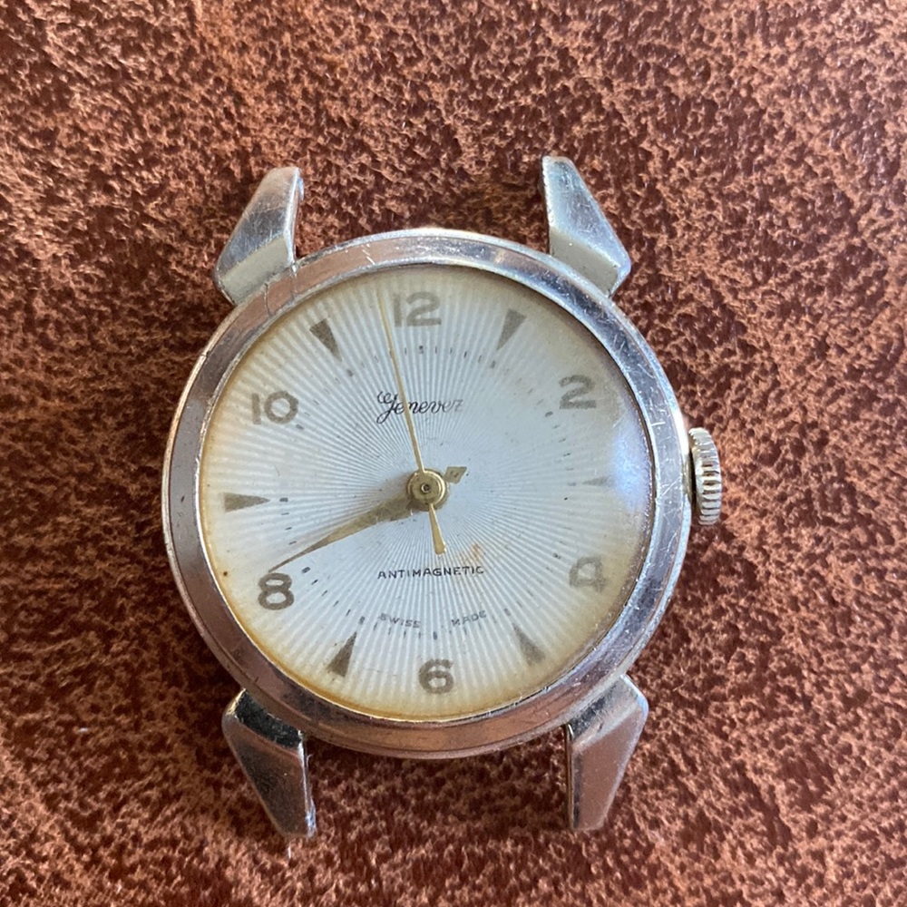 Vintage genever Swiss watch